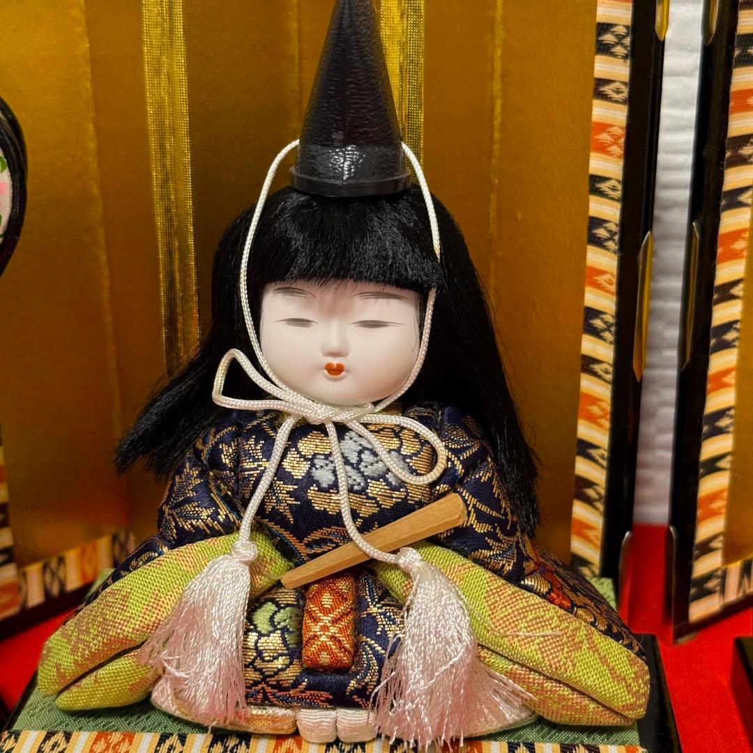 【送料無料】木目込人形 ひな人形 親王飾 嵯峨
