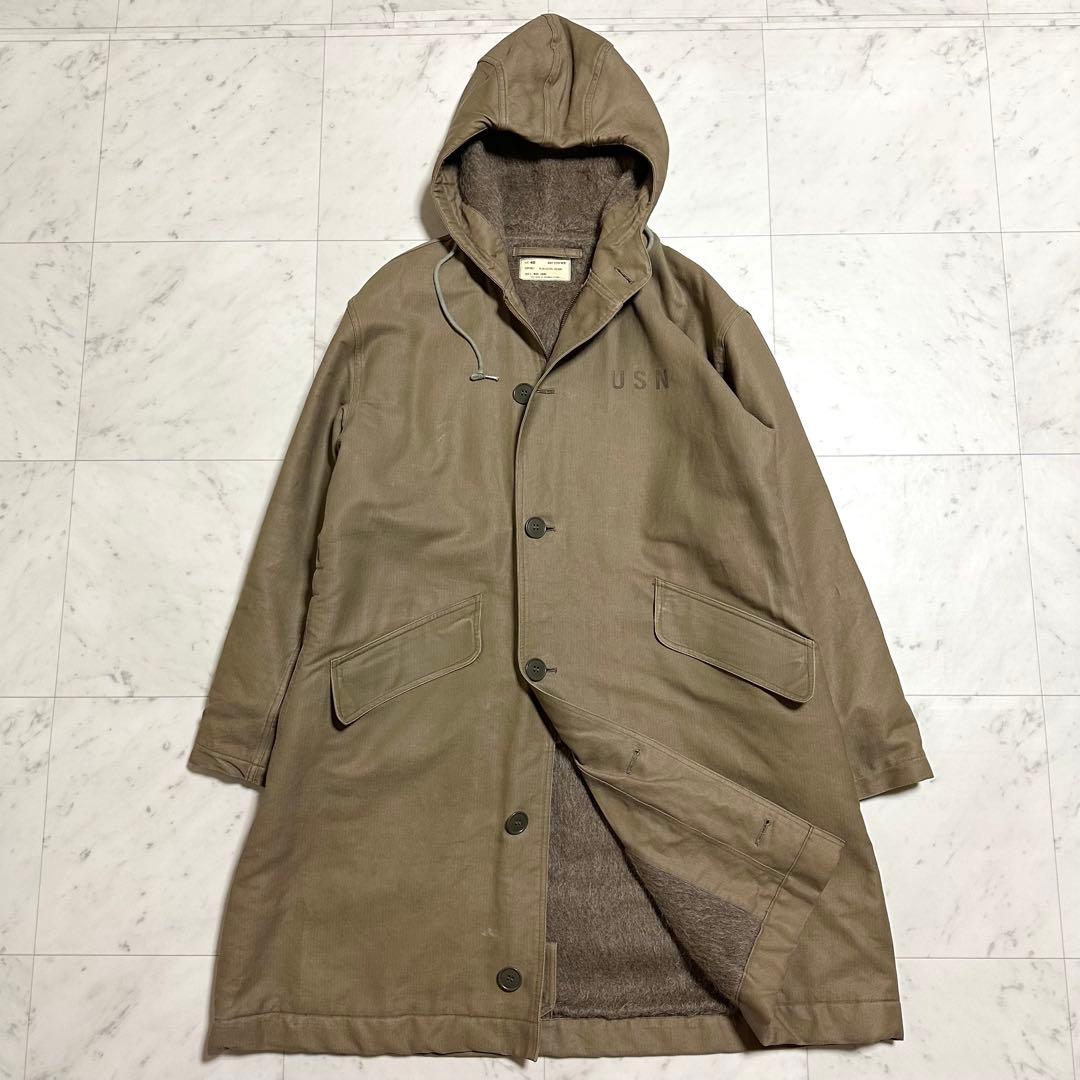 東洋エンタープライズ デッキコート ヴィンテージ カーキ 40