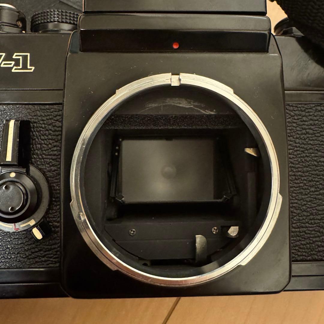 【整備済】Canon 旧F-1 前期 ボディ ブラック　※作例掲載