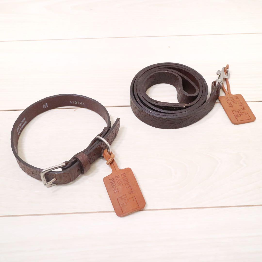 regent belt company カービング リード 首輪 革 本革 犬具