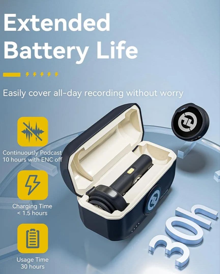 割引/Hollyland-Lark M2-ワイヤレスマイク-ノイズキャンセル機能