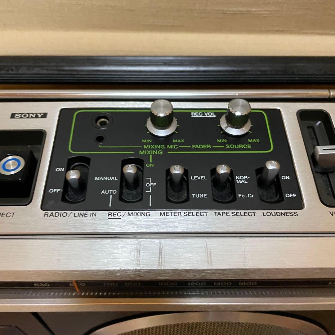 SONY／ラジカセ／CF-1980V／メンテ済み／メンテセット／外装並