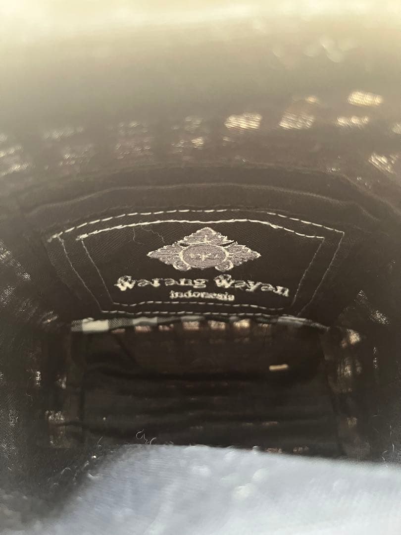 〈新品未使用〉warang wayan ワランワヤン ミニポシェット 保存袋つき