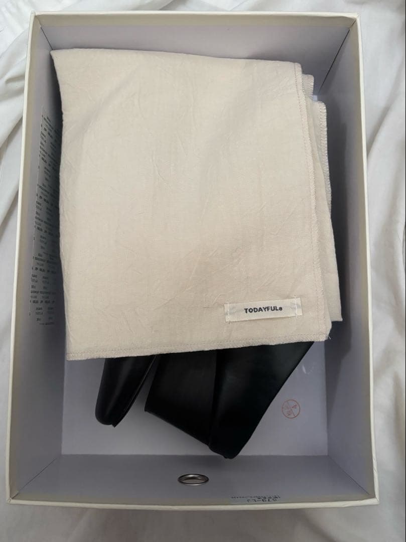 靴 todayful Square Leather Sabot 37