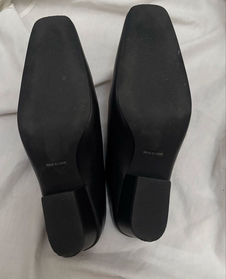 靴 todayful Square Leather Sabot 37