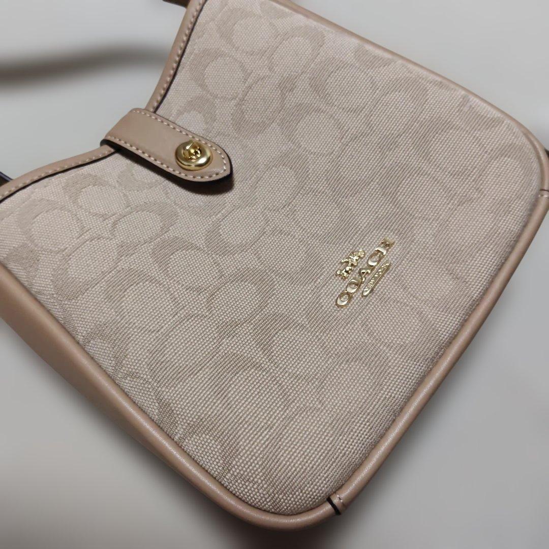 ✿これで最終✿ COACH ショルダーバッグ シグネチャーキャンバス ベージュ
