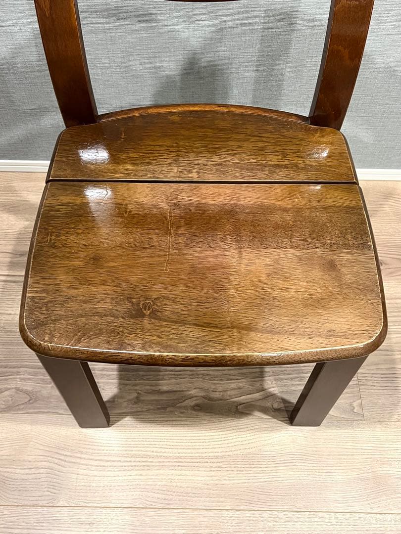 木製ダイニングチェア ヴィンテージ風 無垢調 在庫6脚