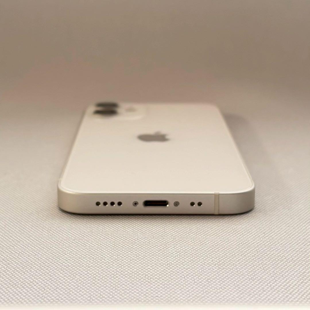 『美品』iPhone 12 mini 64GB ホワイト　新品バッテリー　本体