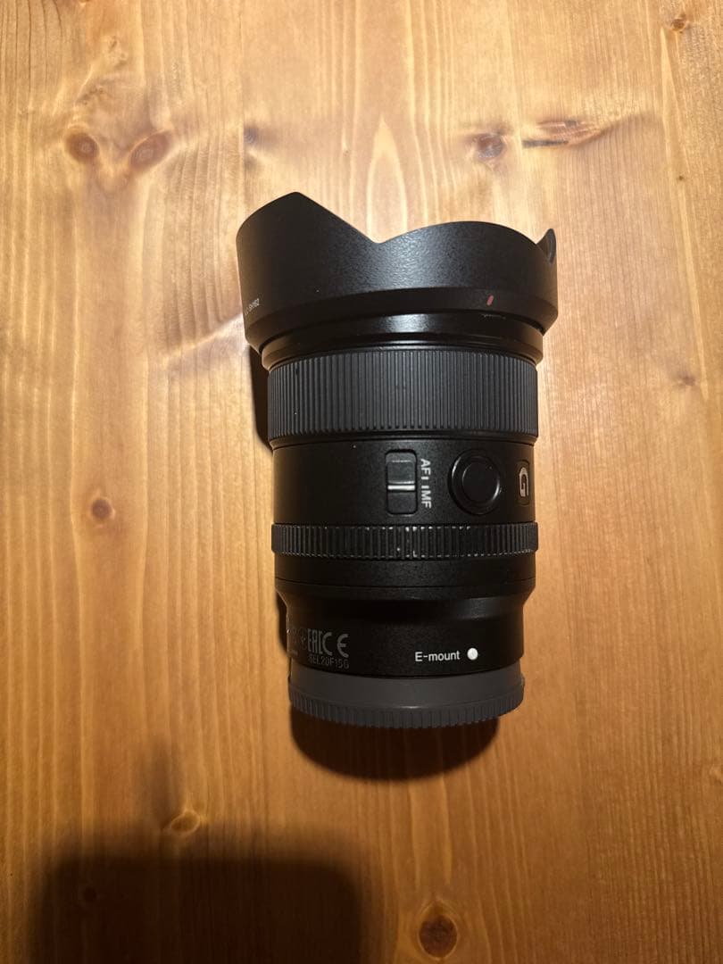 Sony FE 20mm F1.8 G Eマウントレンズ(12月まで保証付き)