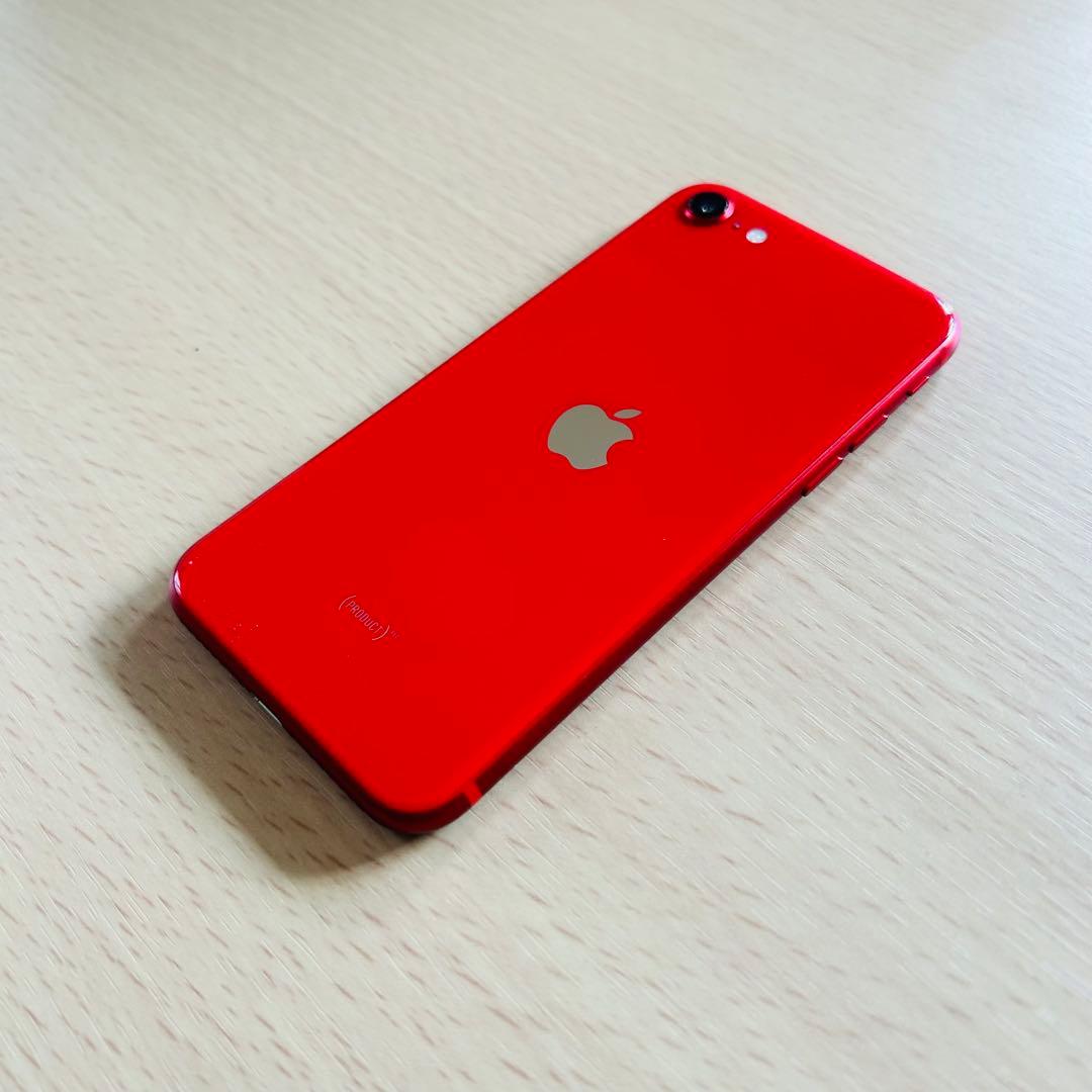 美品 iPhone SE 第2世代 （SE2） RED 64GB SIMフリー