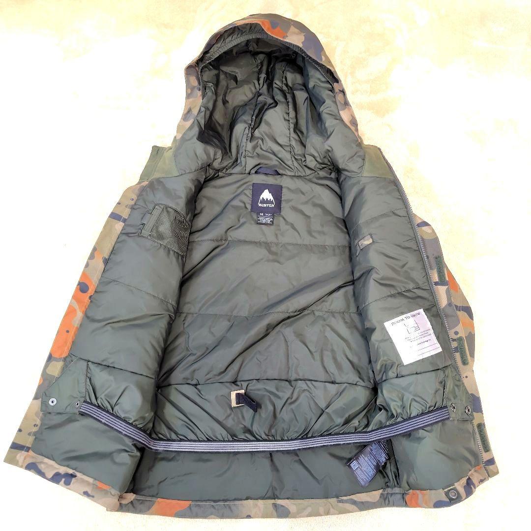 極美品 BURTON カモフラージュ ジャケット キッズM 140 スノーウェア