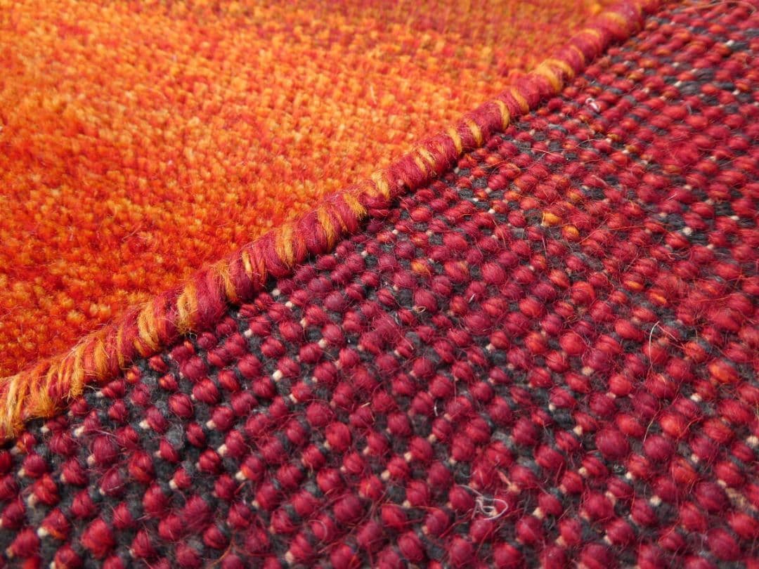 182×118cm　ギャッベ　ペルシャ絨毯　手織り