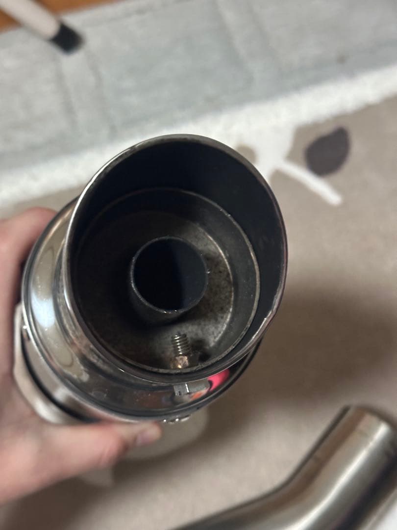 ケンタcb400sf/sb lci スリップオンマフラー ショート管