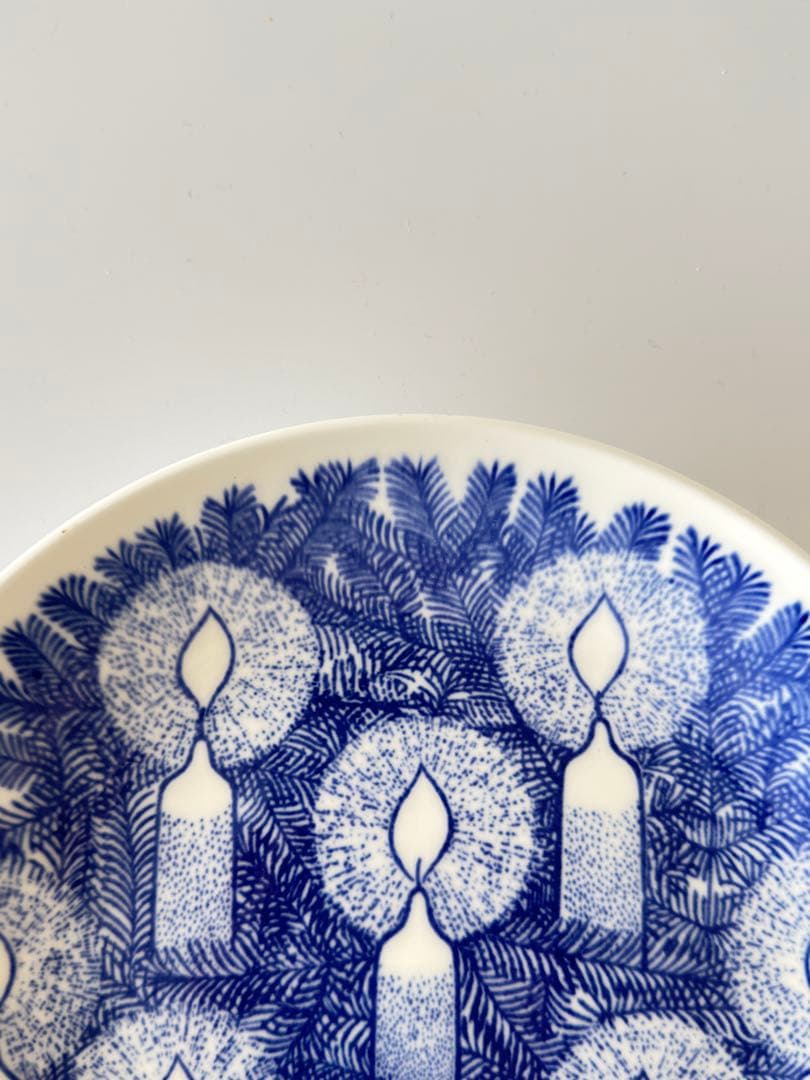 グスタフスベリ/スヴェン・ジョンソン/クリスマスイヤープレート/1976年