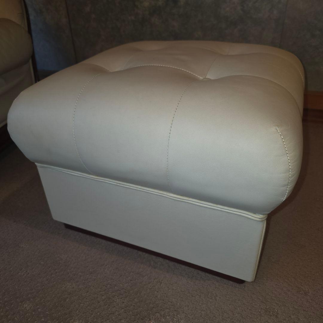 【アンティーク】本皮レザー １人掛けソファ