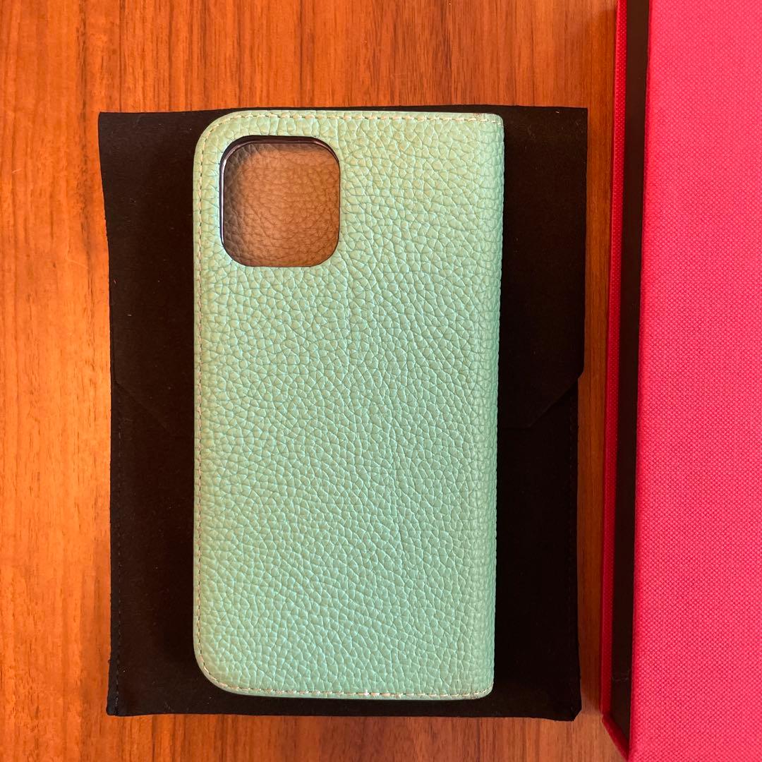 【完売】ボナベンチュラ iPhone12/12proアトールブルー×グレージュ