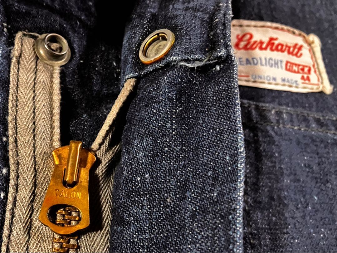 60s Carhartt × HEAD LIGHT × FINK つなぎ M