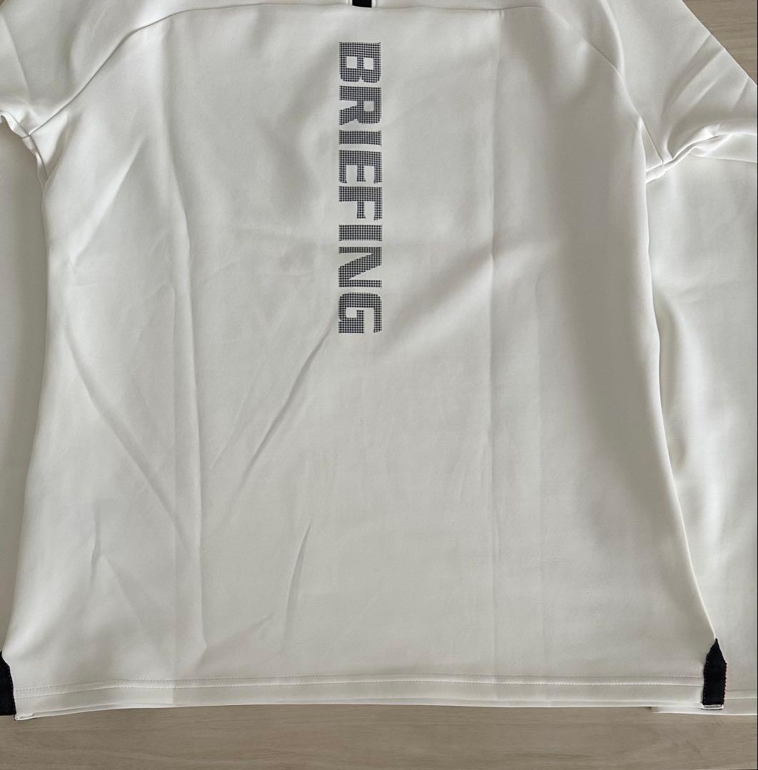 ブリーフィング ハーフジップシャツ M ホワイト 新品未使用品