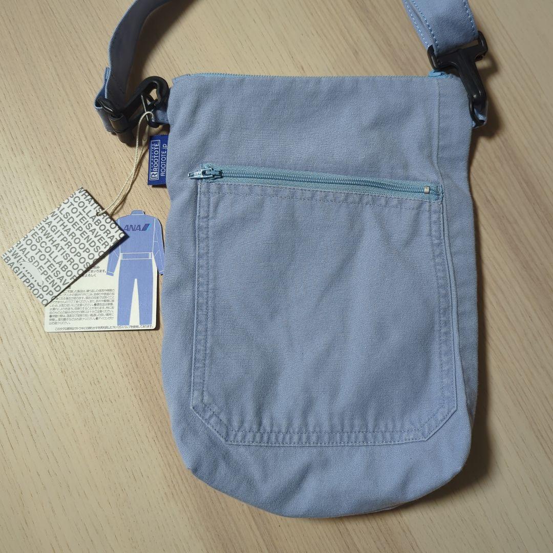 【新品未使用】ANA 作業着サコッシュ 水色