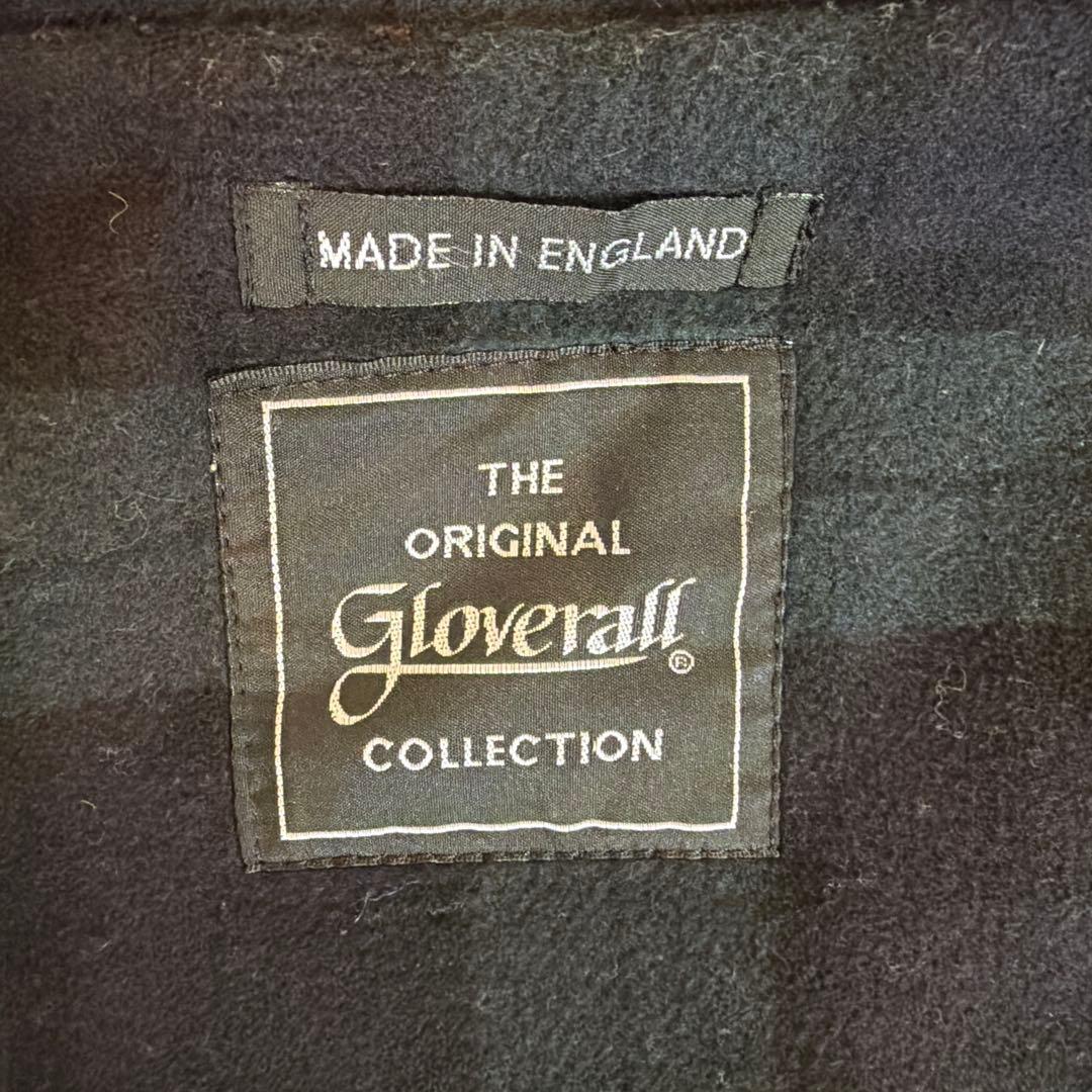 美品 英国製gloverall グローバーオール ダッフルコート チェック柄 Ｓ