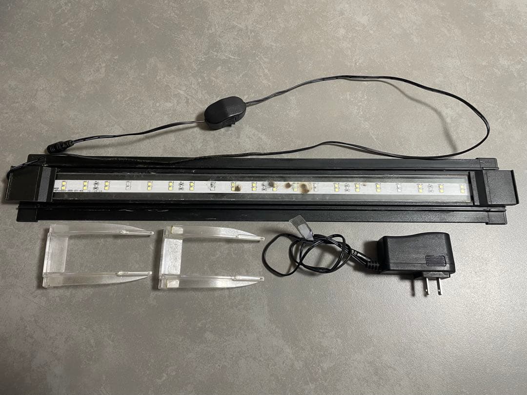 【引取り】ADA キューブガーデン 水槽 金魚60×45×36 漆黒砂利 ライト