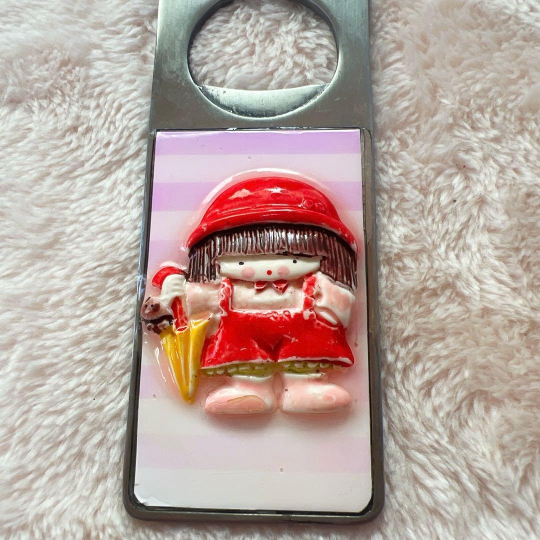 昭和レトロ ビンテージファンシー栓抜き型キーホルダー 7点 1980年代