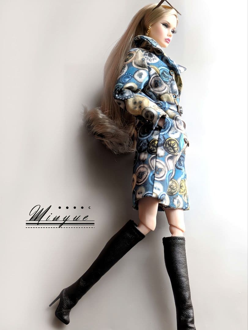 ポピーパーカー ボタン柄コートセット