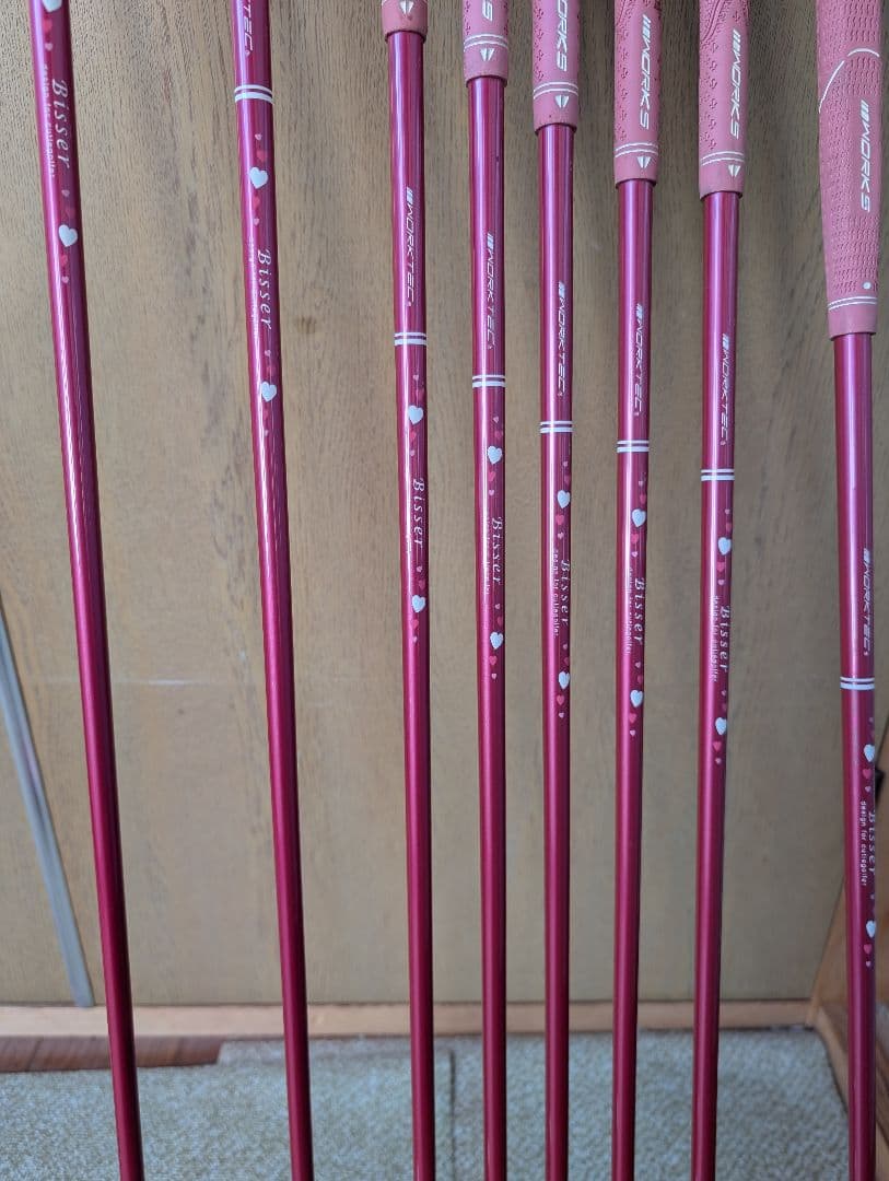 ワークスゴルフ Bisser レディースクラブ　9本セット　送料無料