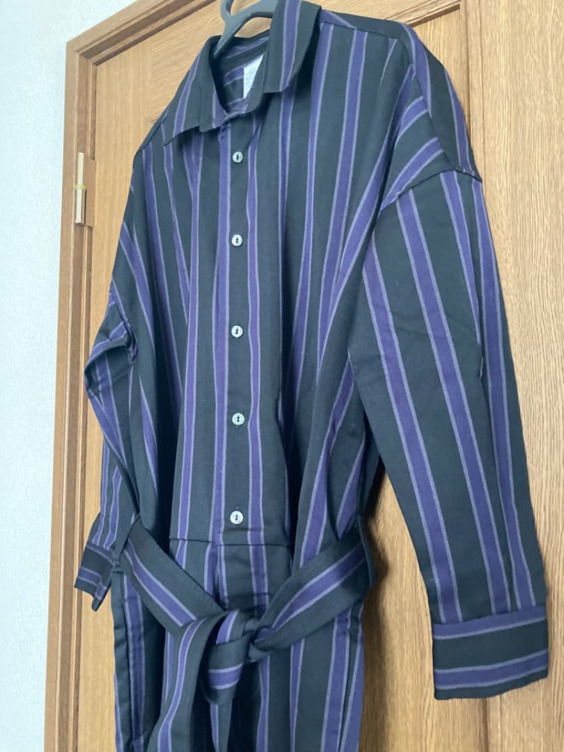 SHAREEF シャリーフ STRIPE JUMPSUIT