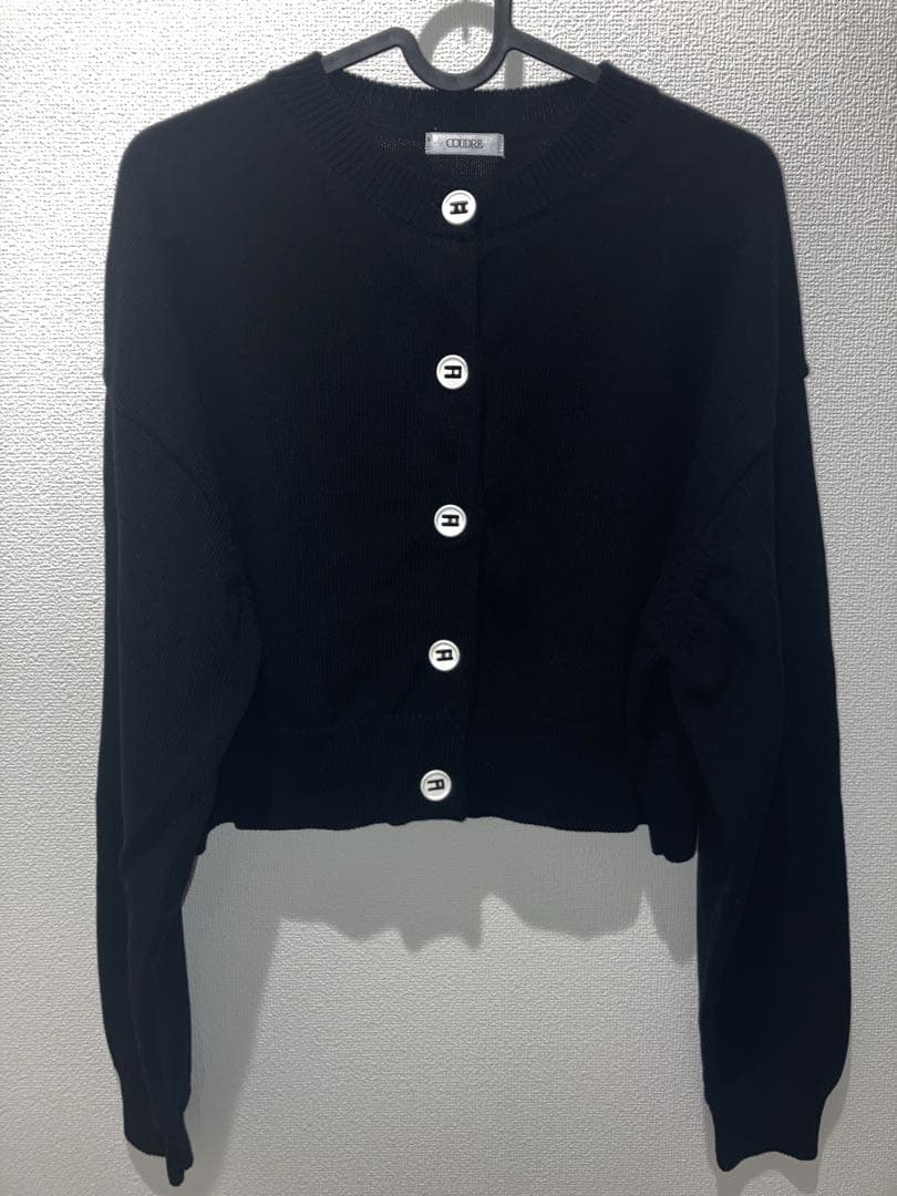 COUDRE ニットカーディガン ブラック