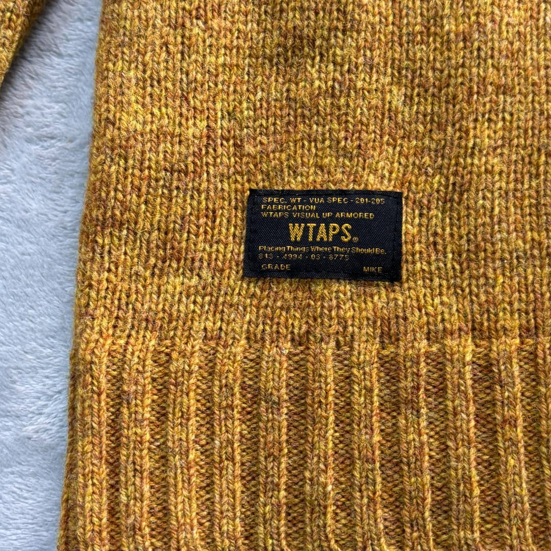 美品 ダブルタップス 14AW クルーネックニット セーター ウール サイズM