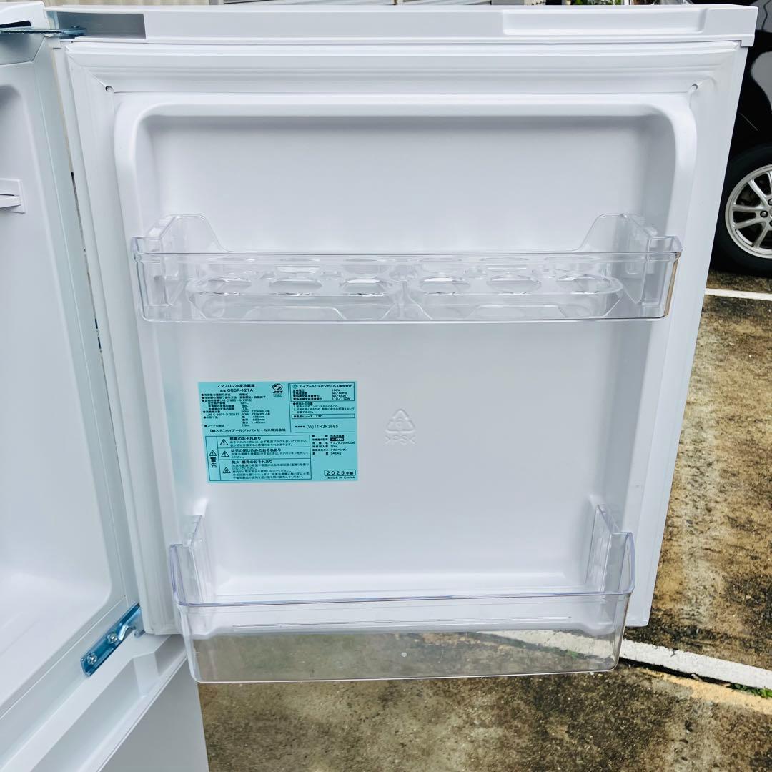 12r57. ハイアール 121L 冷凍冷蔵庫 OBBR-121A 2025年製