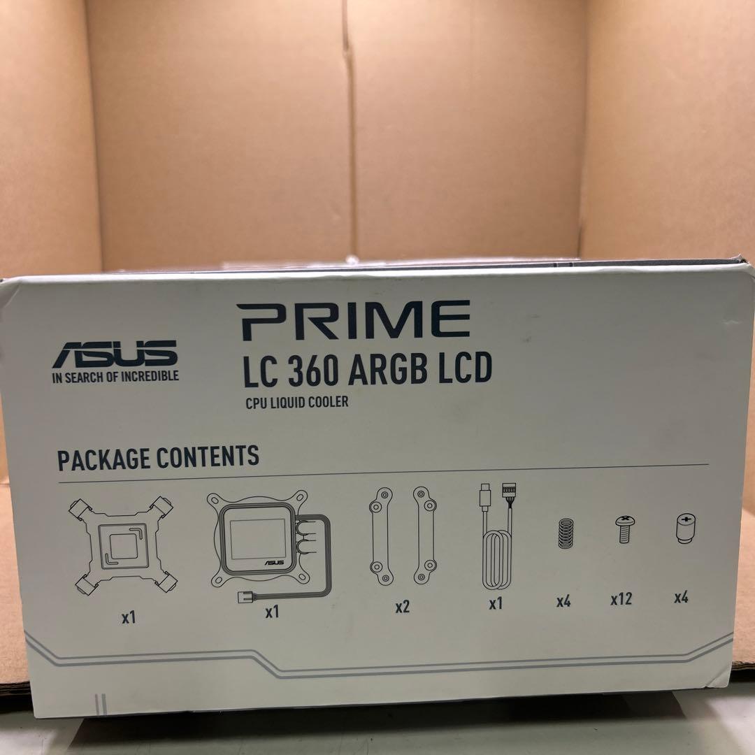 CPUクーラー 液晶 ASUS PRIME LC 360 ARGB LCD