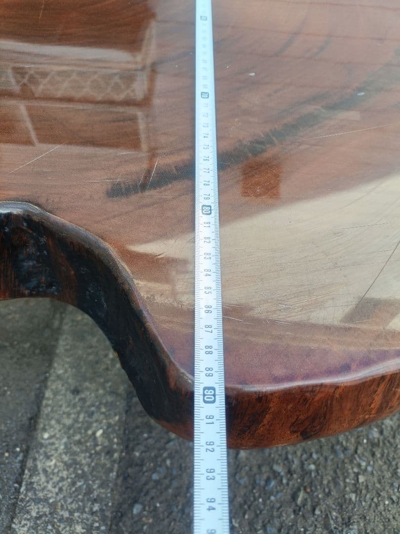 早い者勝ち　一枚板 ローテーブル　木製　高級　重厚