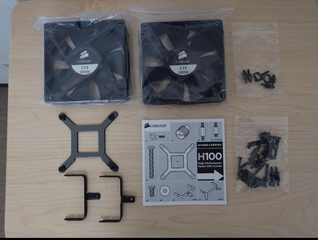 中古　CORSAIR H100 水冷CPUクーラー
