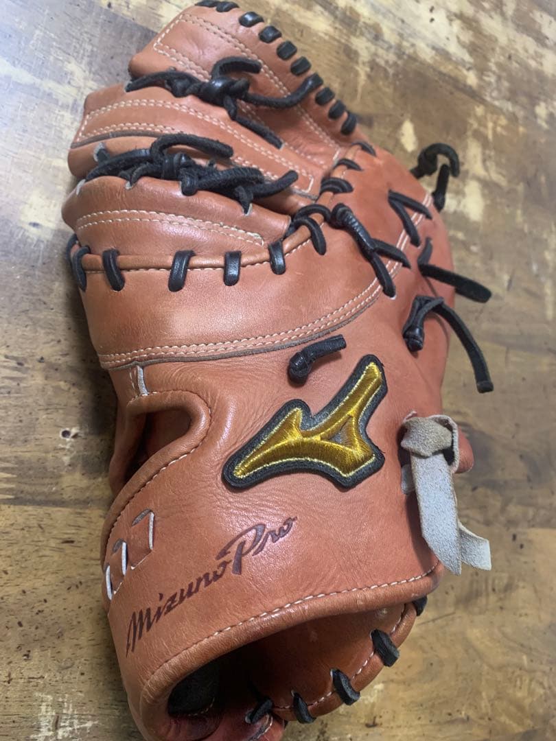 Mizuno Pro ブラウン 硬式グローブ山川モデル