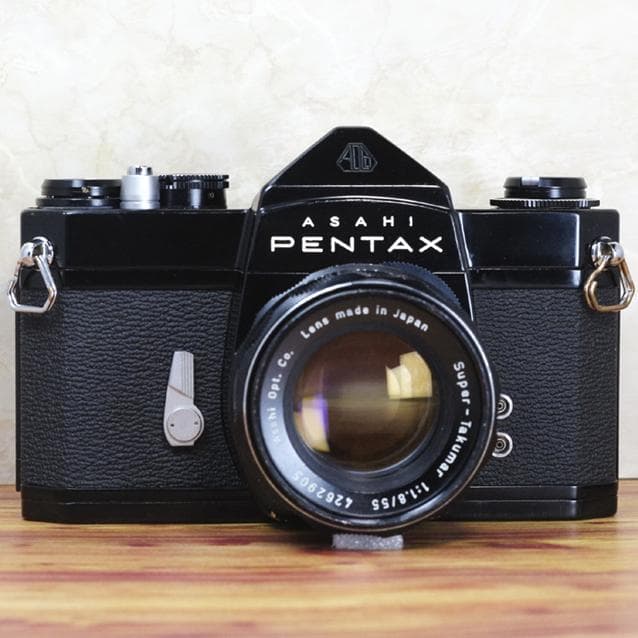完動品 PENTAX SL 黒/Super Takumar 55mm f1.8
