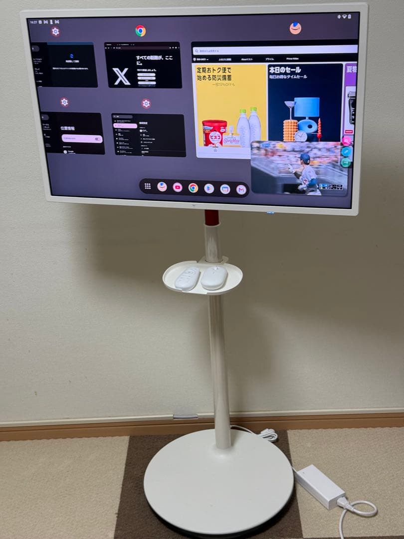 KTC MegPad 32型 4K UHD 移動式スマートタッチモニター