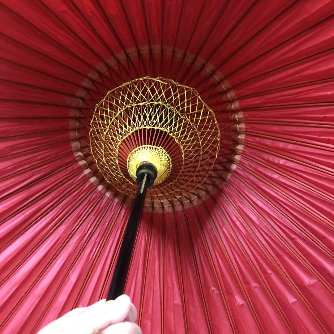 本物　貴重　蛇の目傘（羽二重）ケース付