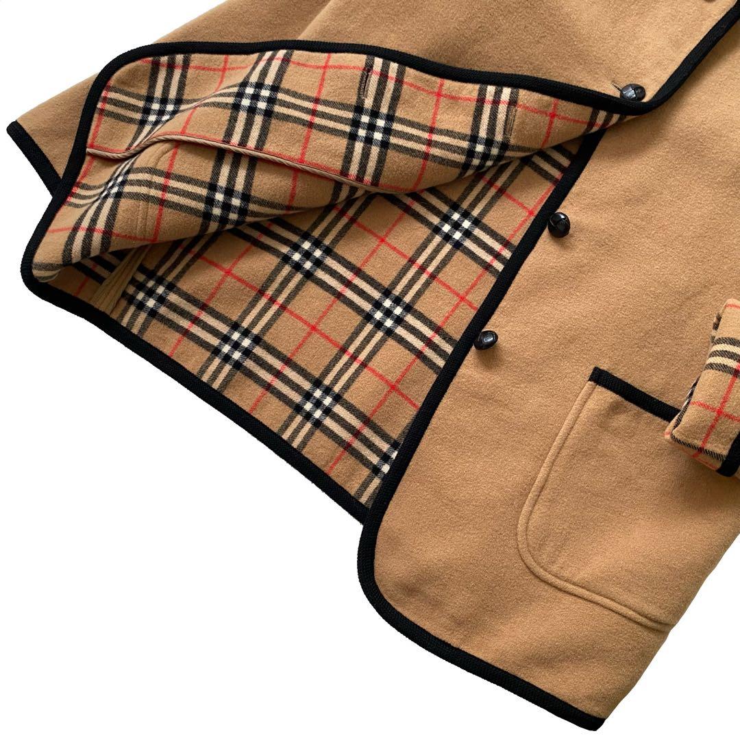 バーバリー ロンドン カシミヤ混 ウール ジャケット ノバチェック 13 大きい