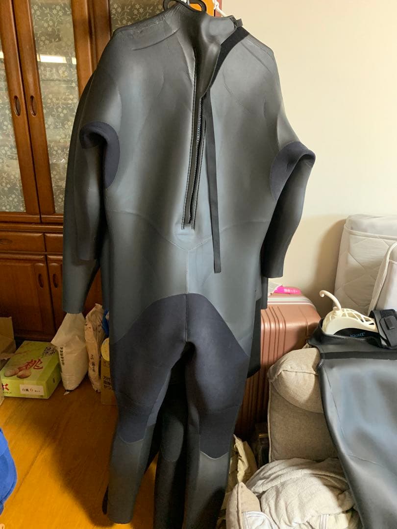 黒 フルスーツ ウェットスーツ　XXL