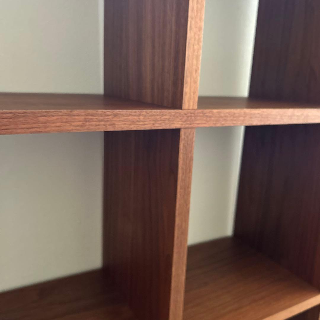 杉工場★木と風★ウォールナット★シェルフ★木製オープンラック★