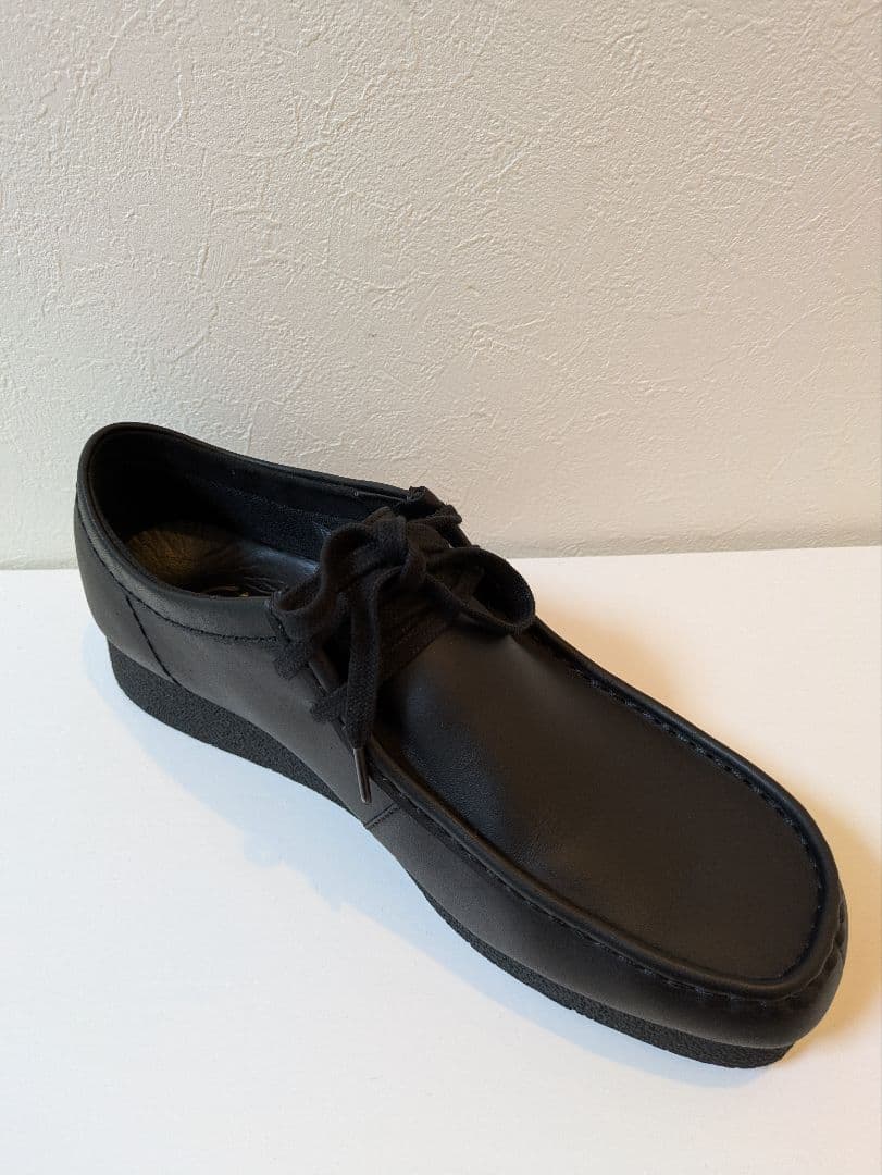 Clarks クラークス ワラビーエヴォウォータープルーフ ブラックレザー