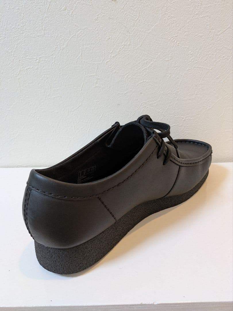 Clarks クラークス ワラビーエヴォウォータープルーフ ブラックレザー