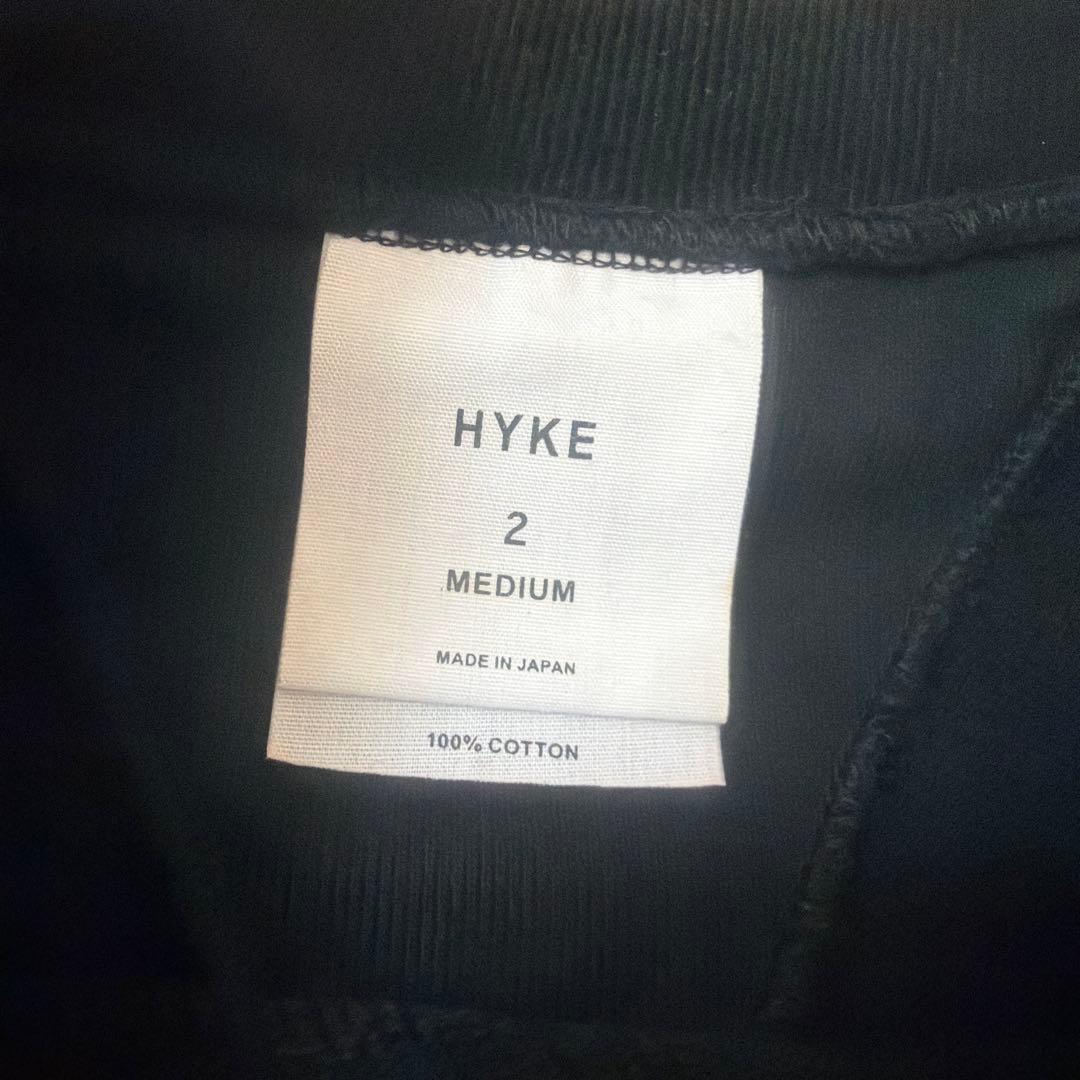 HYKE スウェット 2 ブラック