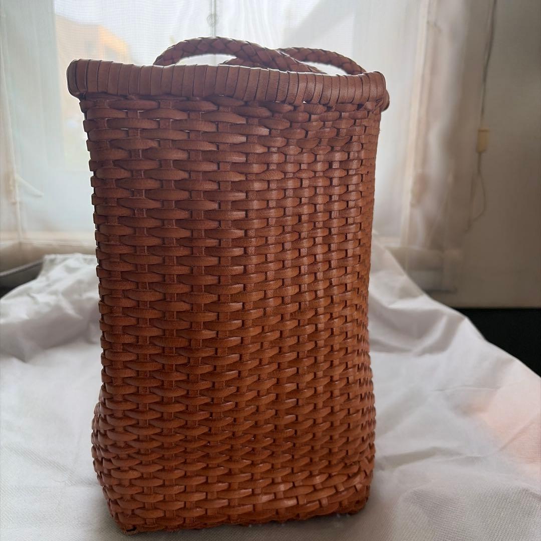 美品　ドラゴン　レザー　メッシュ　かご　バッグ　doragon