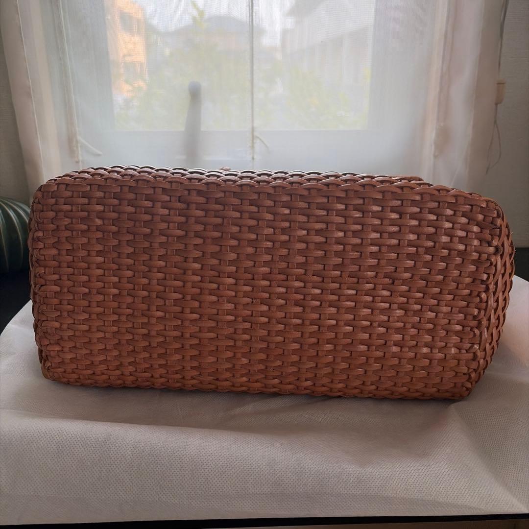 美品　ドラゴン　レザー　メッシュ　かご　バッグ　doragon