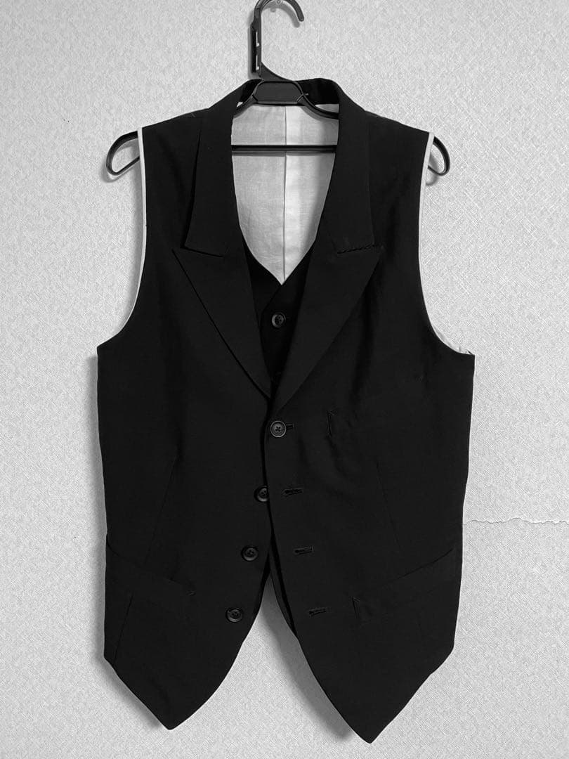 Yohji Yamamoto POUR HOMME 2024ss 前二重ベスト