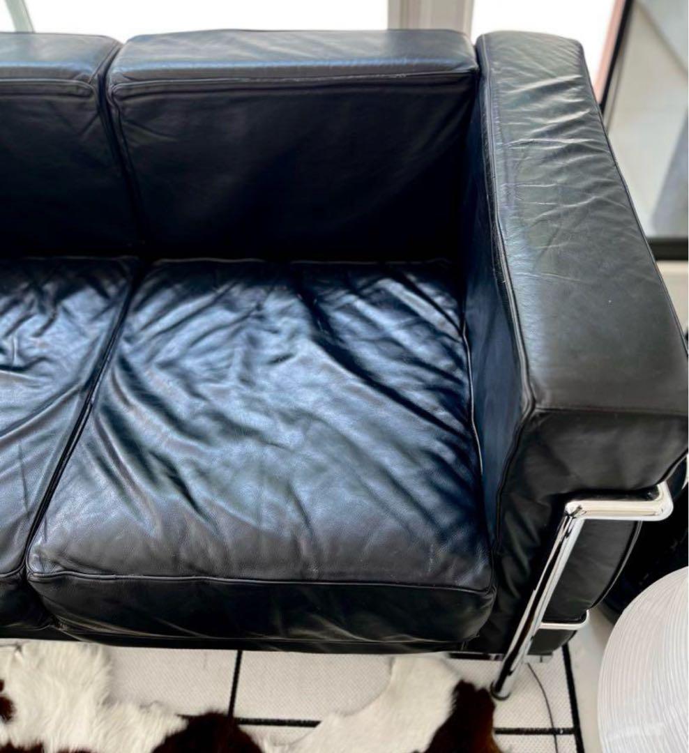 ルコルビジェ LC2 本革 ソファ 2シーター ミッドセンチュリー