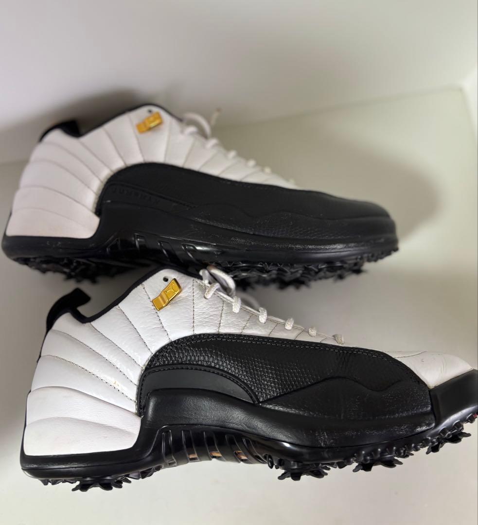 美品　NIKE エアジョーダンゴルフ　AJ12 LOW 白黒